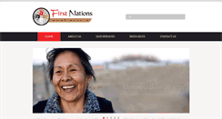 Desktop Screenshot of firstnationshomehealth.com